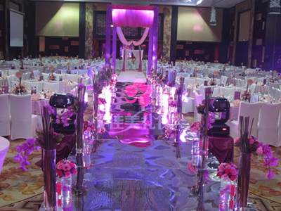 皇冠国际大酒店豪华浪漫紫色婚宴